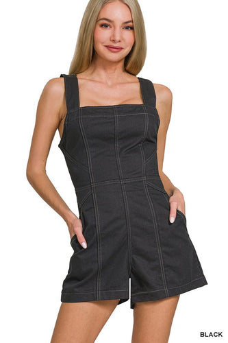 Tie Back Romper