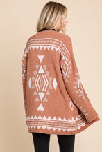 TRIBAL PRINT CARDIGAN