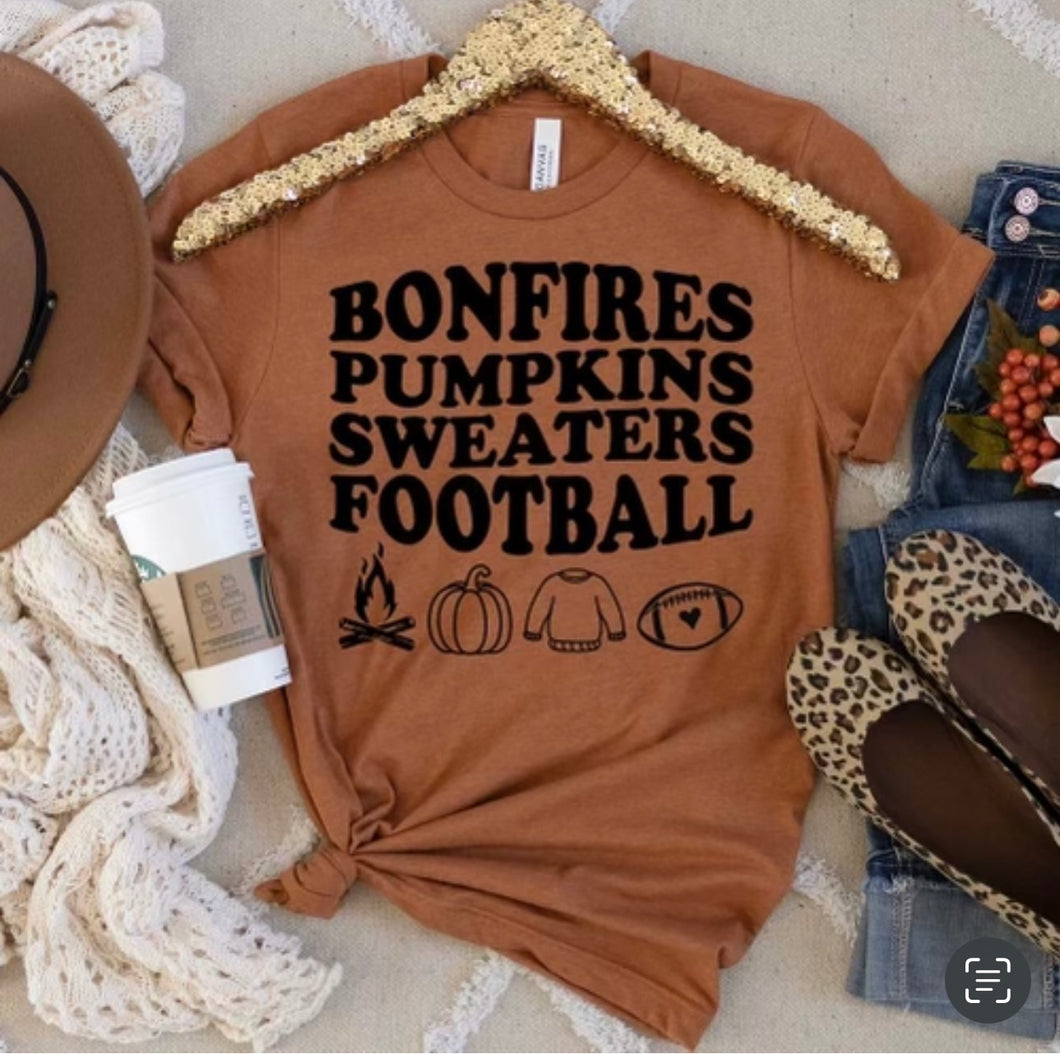 Fall Football Tee