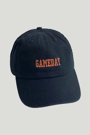 Black & Orange Game Day Hat