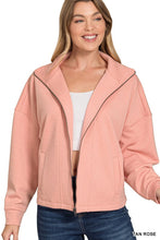 Fireside zip jacket