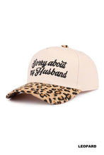Sorry about my Husband Hat