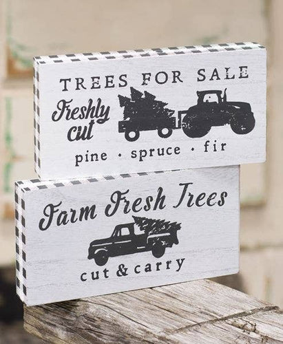 Farm Fresh Trees 2/Assorted