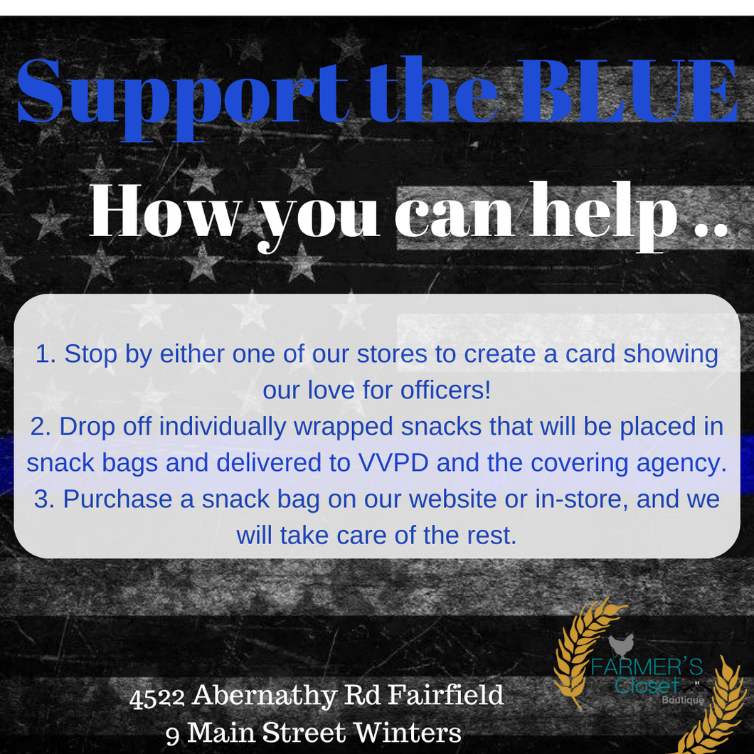 Support the Blue Snack Bags