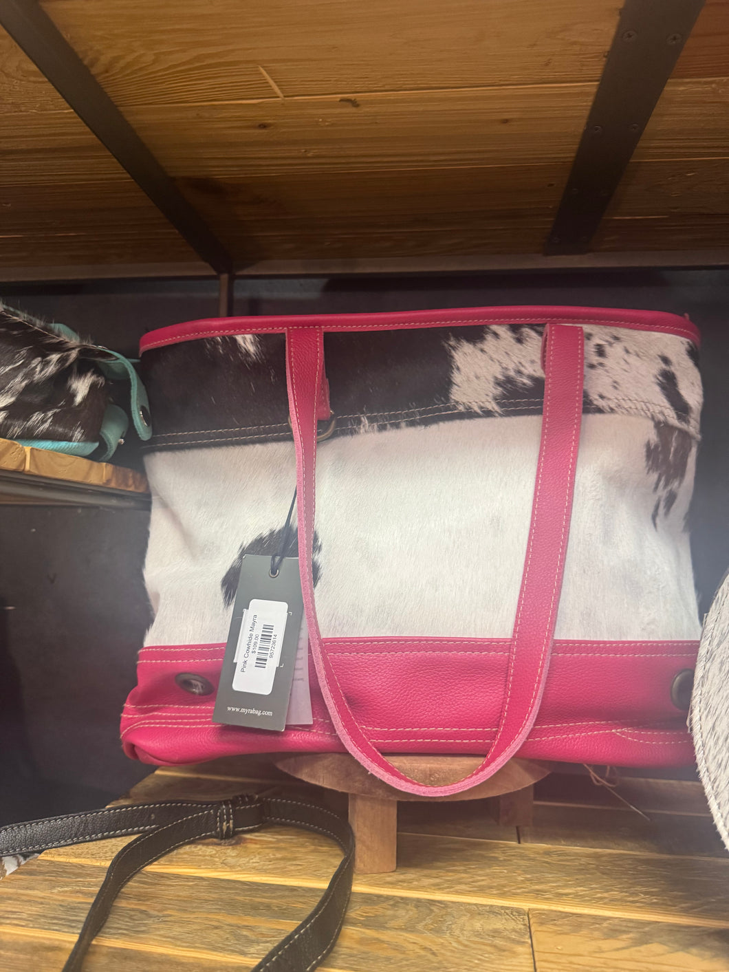 Pink Cowhide Mayra