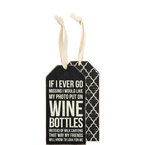 Wine Bottles Bottle Tag