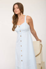 Sweetheart button down dress