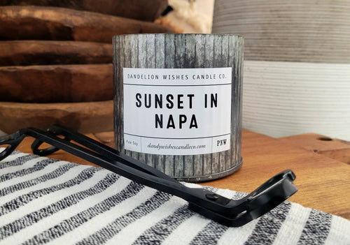 12 oz. Candle-Sunset in Napa