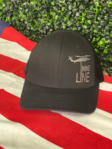 Nine Line Hat Black
